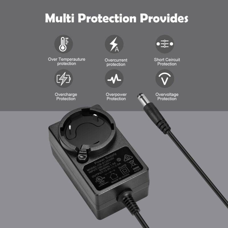 12V 2A Interchangeable switching power supply